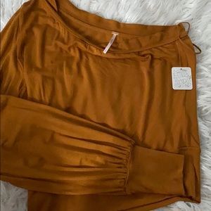 Free people honey/miel top